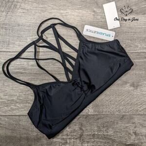 Splashletics Padded Strappy Back Bikini Top Swimsuit Size S